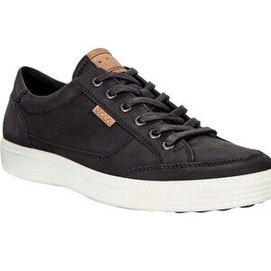 Ecco Casual Sneakers, Men's‎ Size 11 Black MSRP $150 Suede